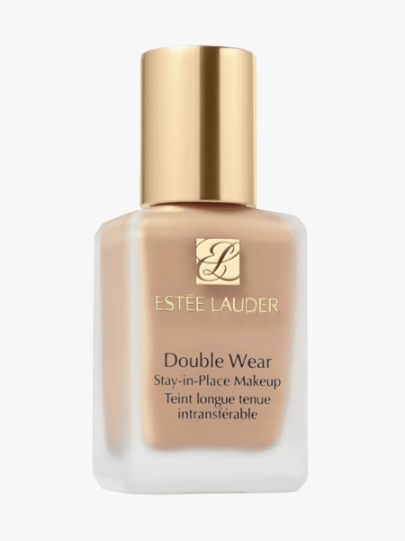 Estée Lauder Double Wear Stay-in-Place Foundation in branded component on a light gray background